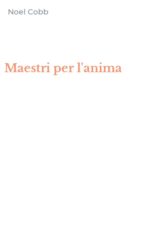 Maestri per l'anima