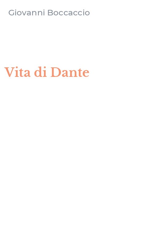 Vita di Dante