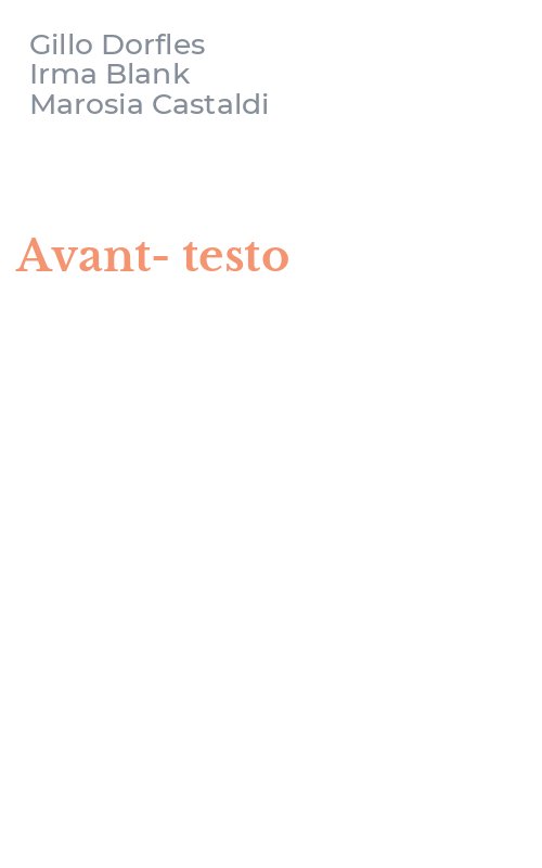 Avant-testo