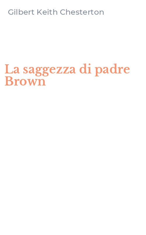 La saggezza di padre Brown