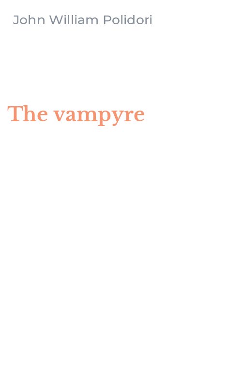 The vampyre