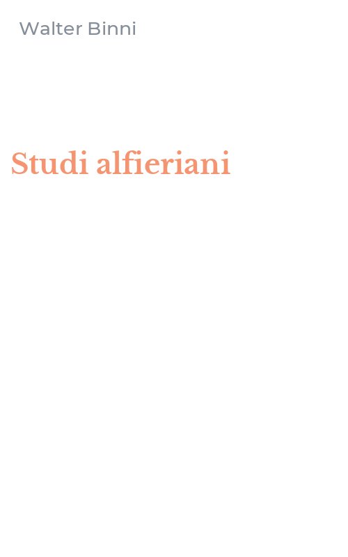 Studi alfieriani