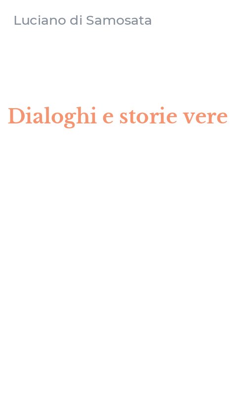 Dialoghi e storie vere