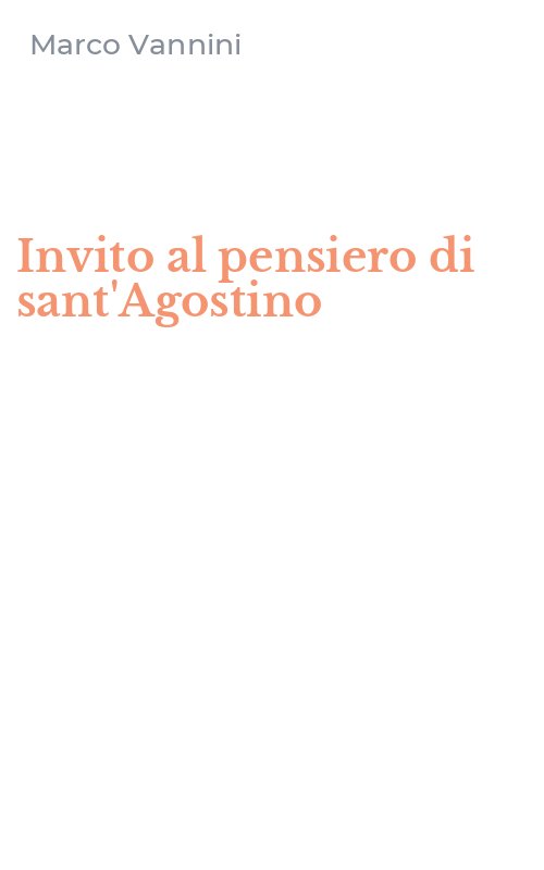 Invito al pensiero di sant'Agostino