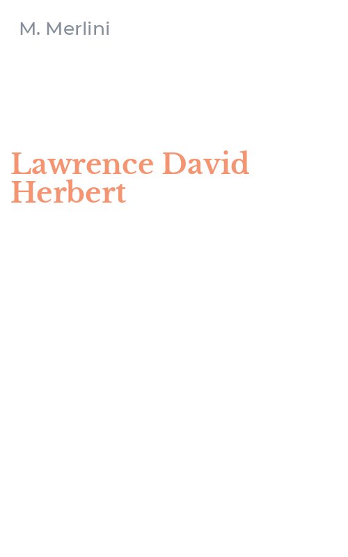 Lawrence David Herbert