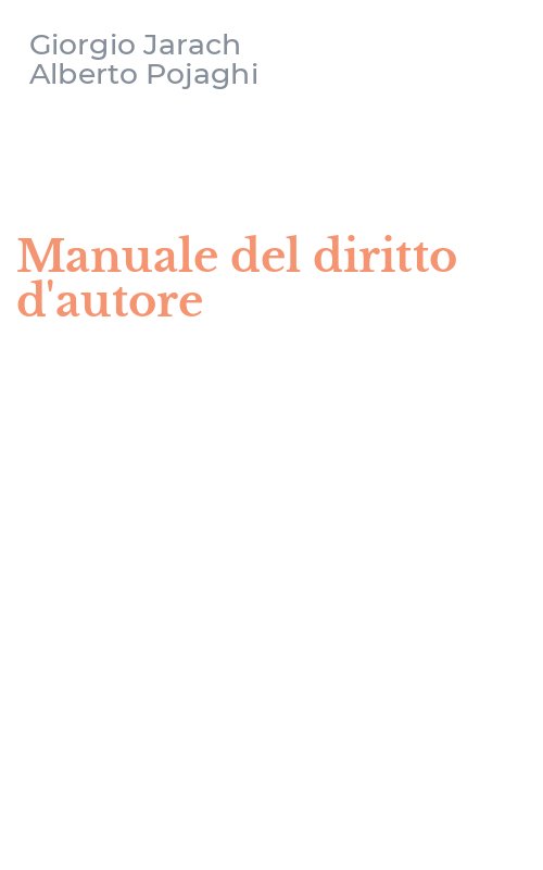 Manuale del diritto d'autore