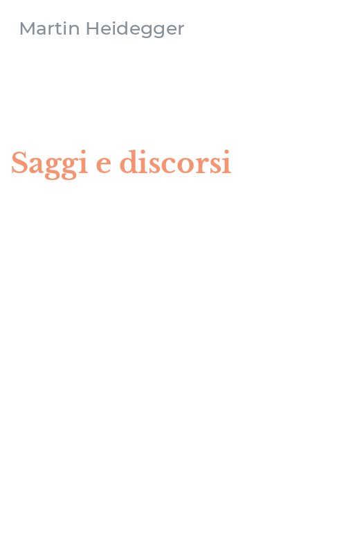 Saggi e discorsi