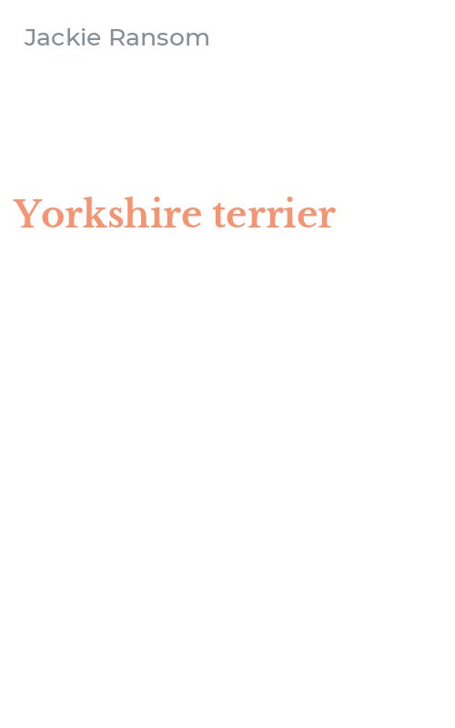 Yorkshire terrier
