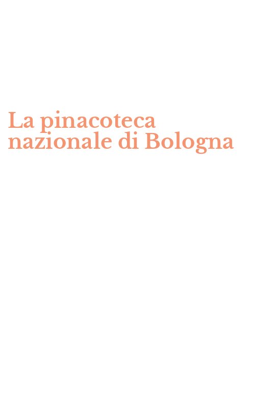 La pinacoteca nazionale di Bologna