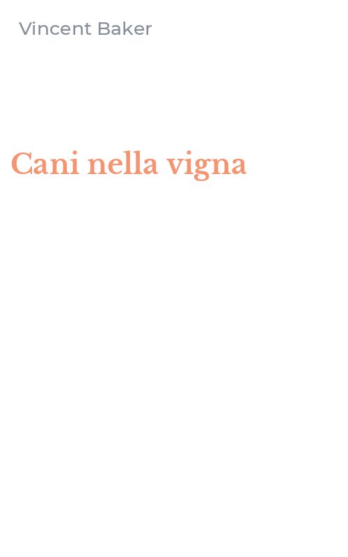 Cani nella vigna