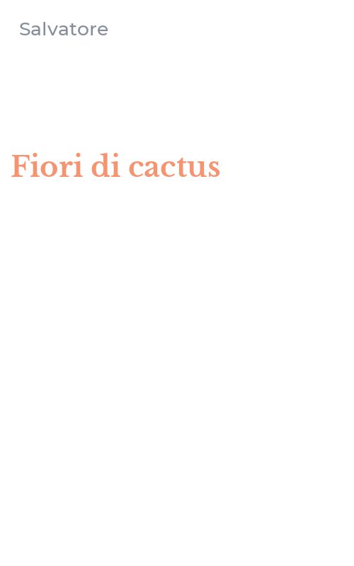 Fiori di cactus