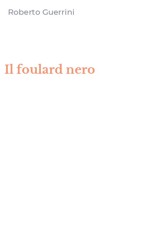Il foulard nero