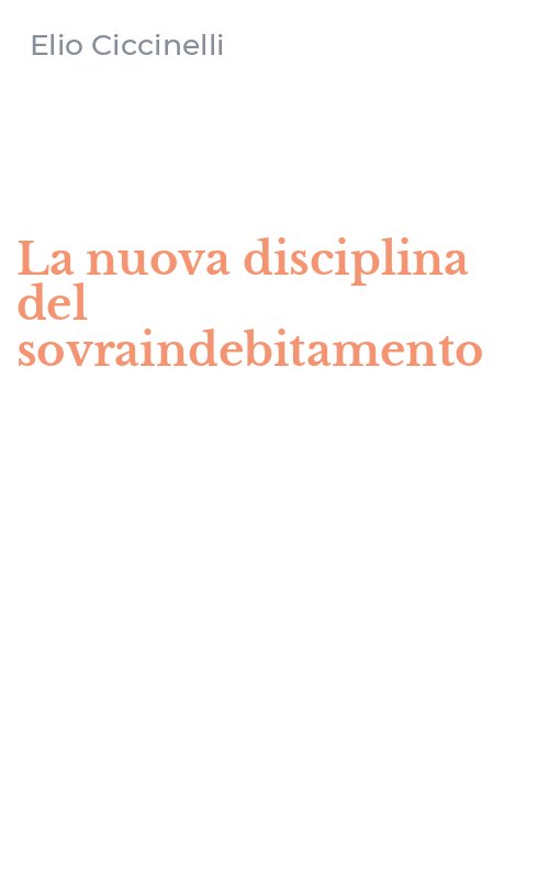 La nuova disciplina del sovraindebitamento