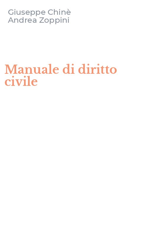Manuale di diritto civile