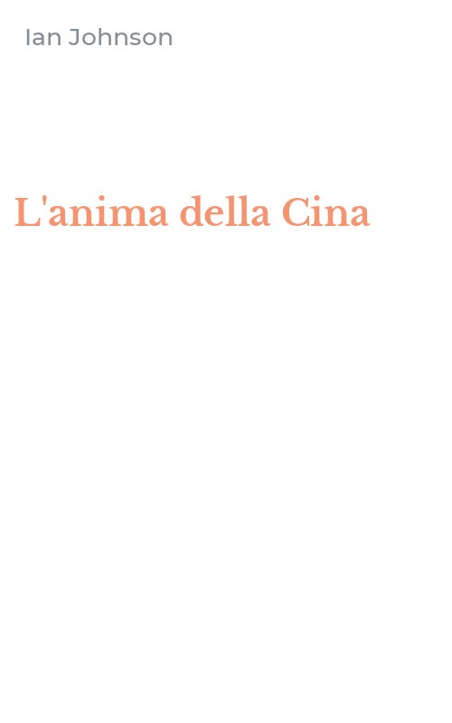 L'anima della Cina