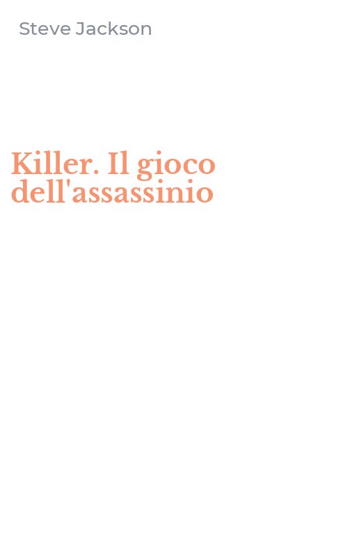 Killer. Il gioco dell'assassinio