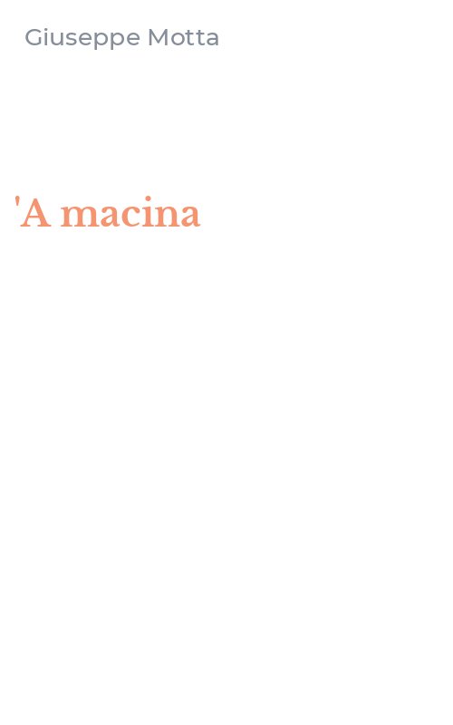 'A macina