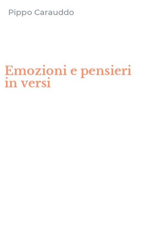 Emozioni e pensieri in versi