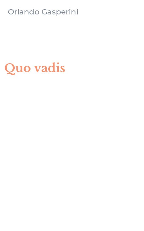 Quo vadis