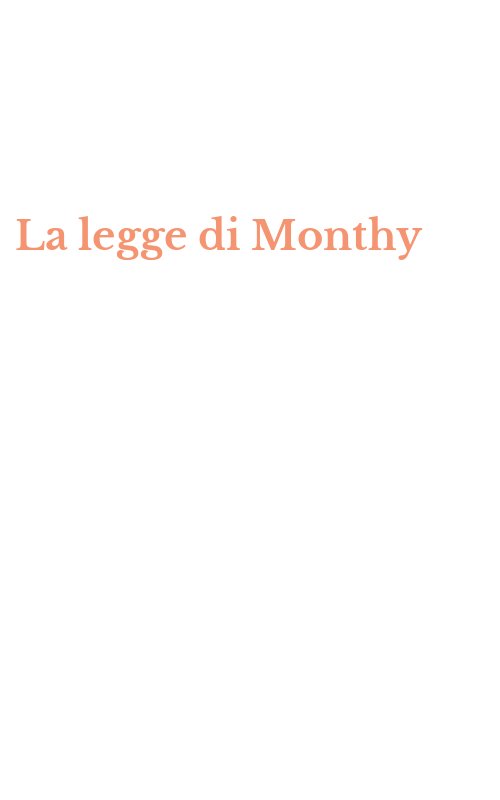 La legge di Monthy
