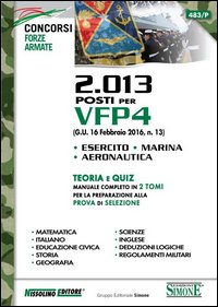 2013 posti per VFP4. Teoria e quiz
