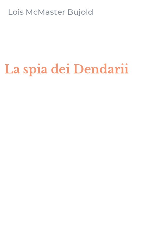 La spia dei Dendarii