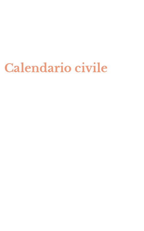 Calendario civile