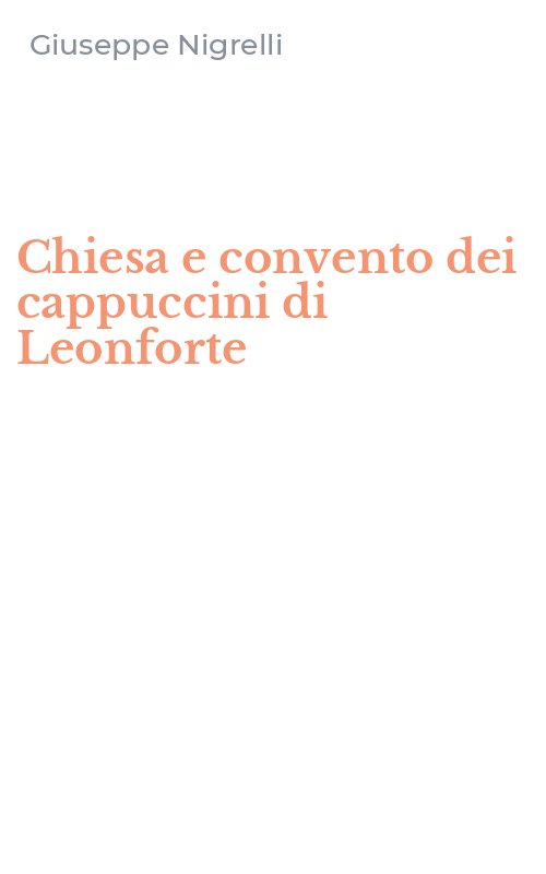 Chiesa e convento dei cappuccini di Leonforte