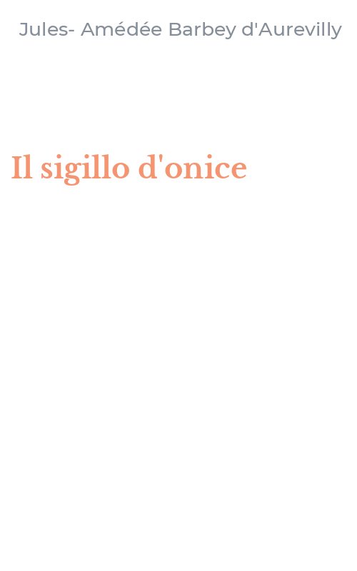 Il sigillo d'onice