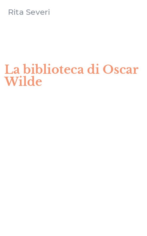 La biblioteca di Oscar Wilde