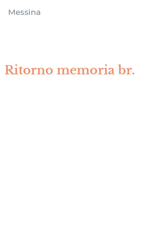 Ritorno memoria br.
