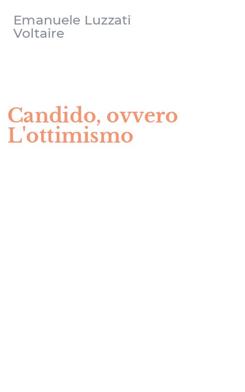 Candido, ovvero L'ottimismo