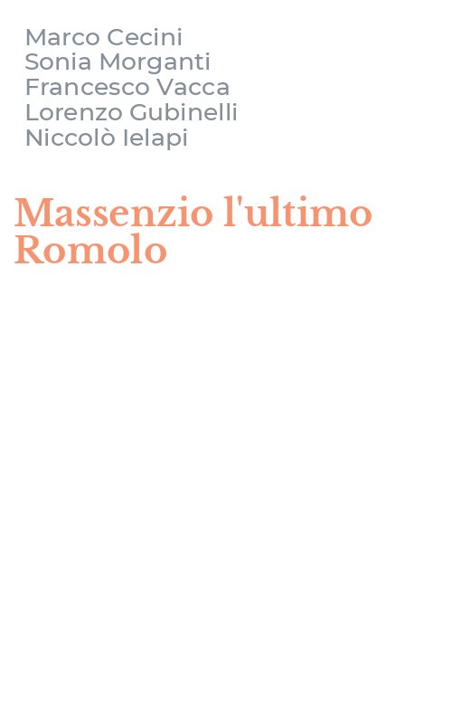 Massenzio l'ultimo Romolo