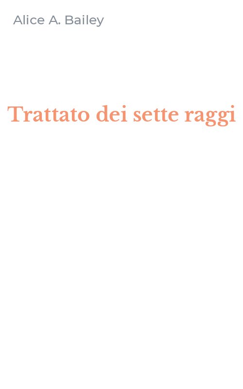 Trattato dei sette raggi
