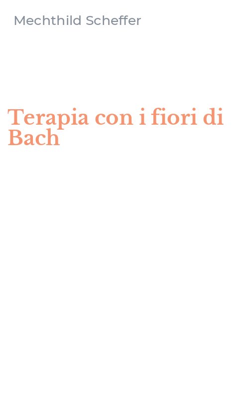 Terapia con i fiori di Bach