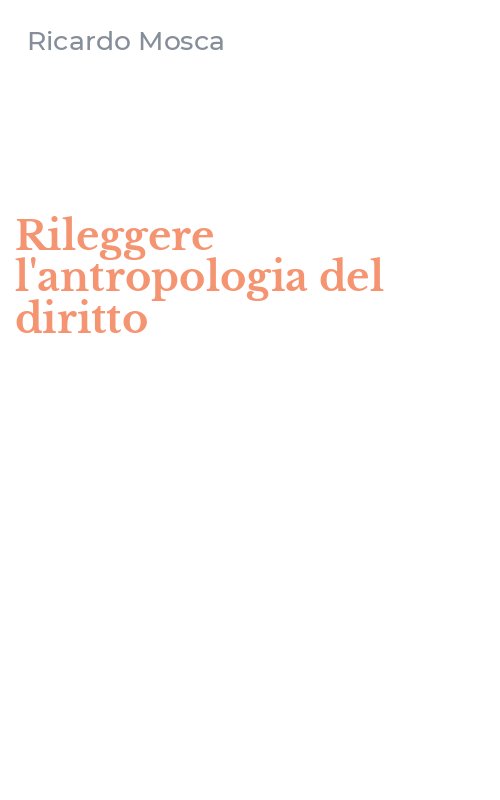 Rileggere l'antropologia del diritto