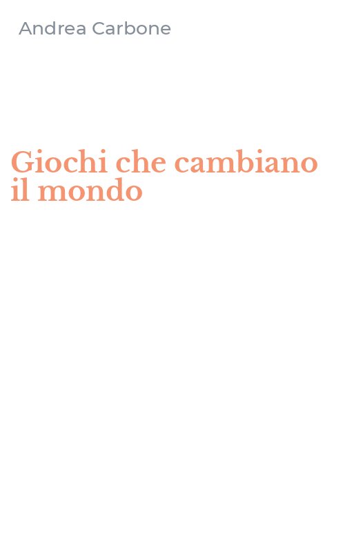 Giochi che cambiano il mondo