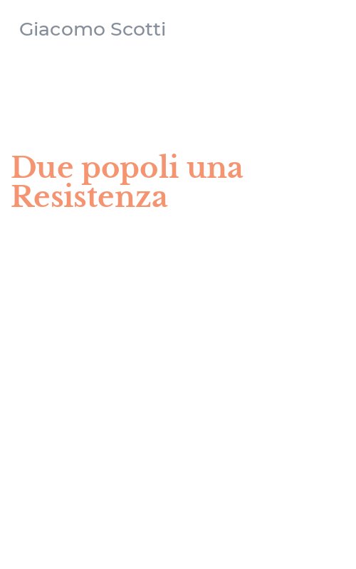 Due popoli una Resistenza