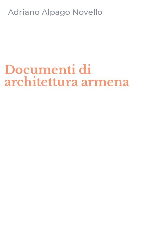 Documenti di architettura armena