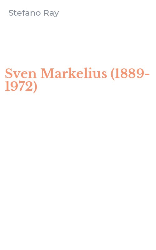 Sven Markelius (1889-1972)