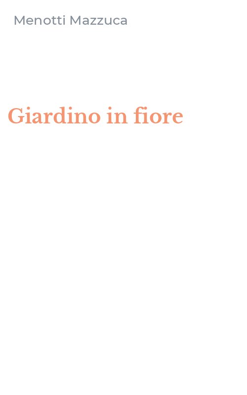 Giardino in fiore