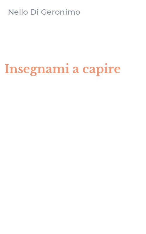 Insegnami a capire