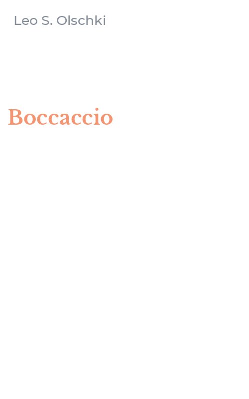 Boccaccio