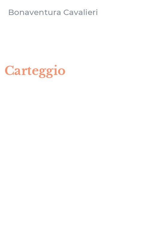 Carteggio