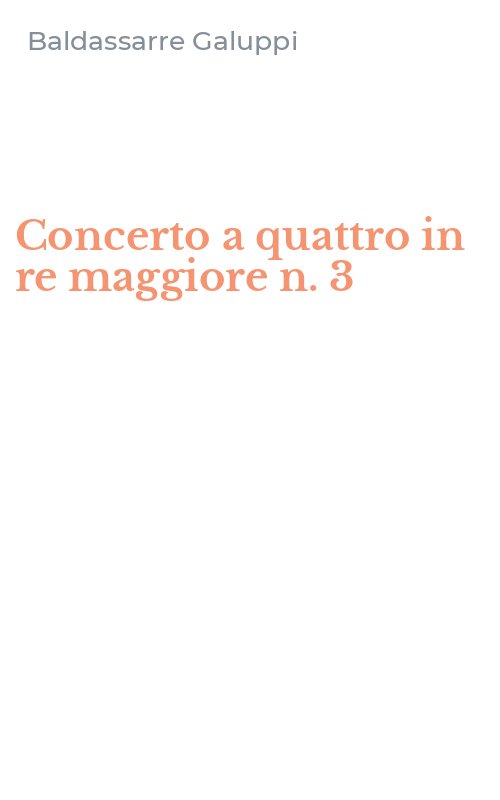 Concerto a quattro in re maggiore n. 3