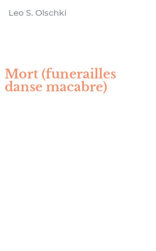 Mort (funerailles danse macabre)