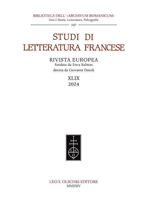 Studi di letteratura francese