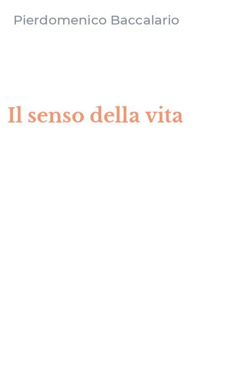Il senso della vita
