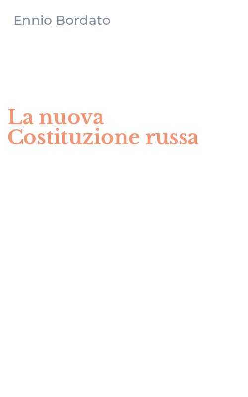 La nuova Costituzione russa