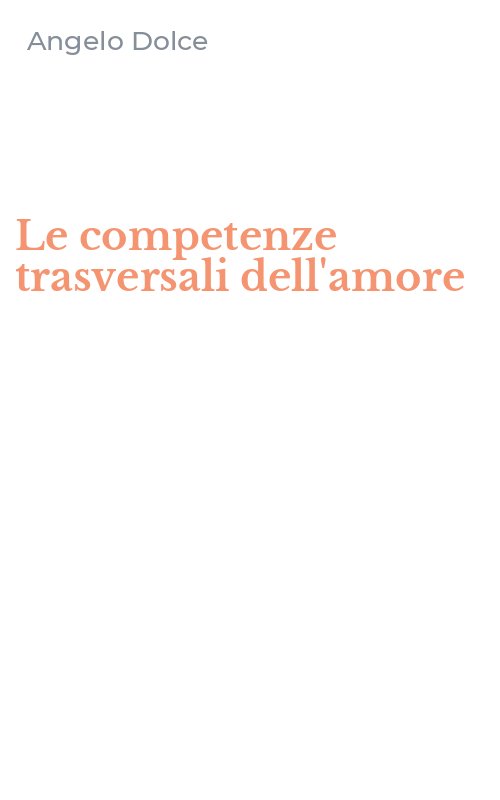 Le competenze trasversali dell'amore